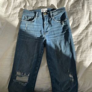 Frame Denim Le Sylvie Slender Straight-Leg Jeans